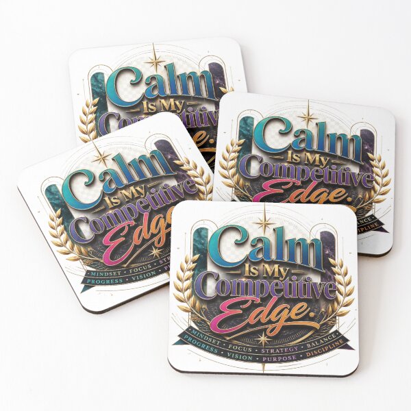 Item preview, Calm Is My Competitive Edge Typography. Luxury Motivational Mindset Quote. Premium Modern Design designed and sold by Aarvya Fashion Club ( A.F.C ).