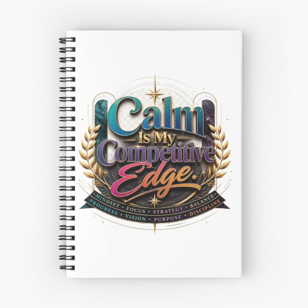 Item preview, Calm Is My Competitive Edge Typography. Luxury Motivational Mindset Quote. Premium Modern Design designed and sold by Aarvya Fashion Club ( A.F.C ).