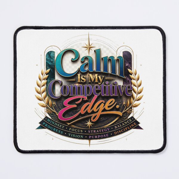 Item preview, Calm Is My Competitive Edge Typography. Luxury Motivational Mindset Quote. Premium Modern Design designed and sold by Aarvya Fashion Club ( A.F.C ).