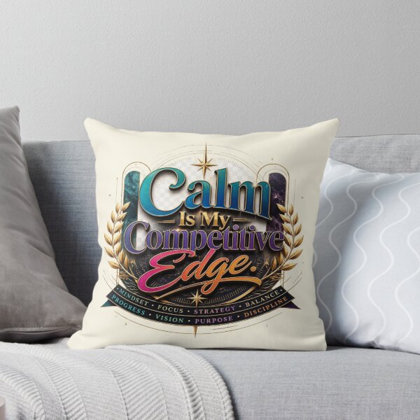 Item preview, Calm Is My Competitive Edge Typography. Luxury Motivational Mindset Quote. Premium Modern Design designed and sold by Aarvya Fashion Club ( A.F.C ).