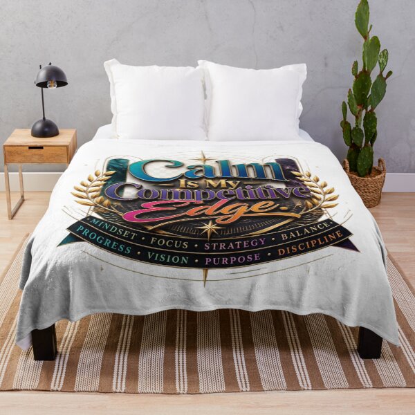 Item preview, Calm Is My Competitive Edge Typography. Luxury Motivational Mindset Quote. Premium Modern Design designed and sold by Aarvya Fashion Club ( A.F.C ).