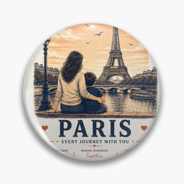 Item preview, Paris Mother Son Duo Every Journey With You designed and sold by BagFactoryUK.