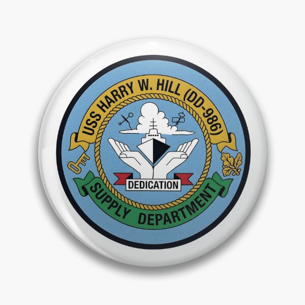 Item preview, US Navy USS Harry W. Hill DD-986 Supply Department Insignia designed and sold by CharlieDesings.