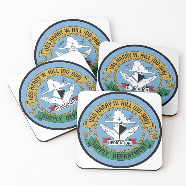 Item preview, US Navy USS Harry W. Hill DD-986 Supply Department Insignia designed and sold by CharlieDesings.