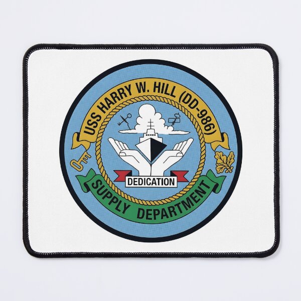 Item preview, US Navy USS Harry W. Hill DD-986 Supply Department Insignia designed and sold by CharlieDesings.