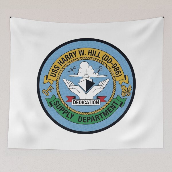 Item preview, US Navy USS Harry W. Hill DD-986 Supply Department Insignia designed and sold by CharlieDesings.