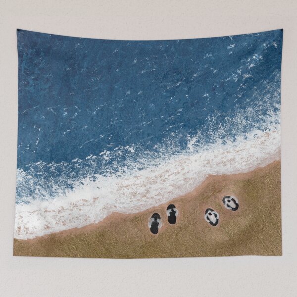 Item preview, Flip Flops on the Beach Sand designed and sold by Kristy Carpenter.