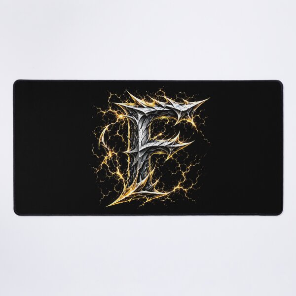 Item preview, Aurefang Dragonsteel Letter F designed and sold by BlissBlvdShop.