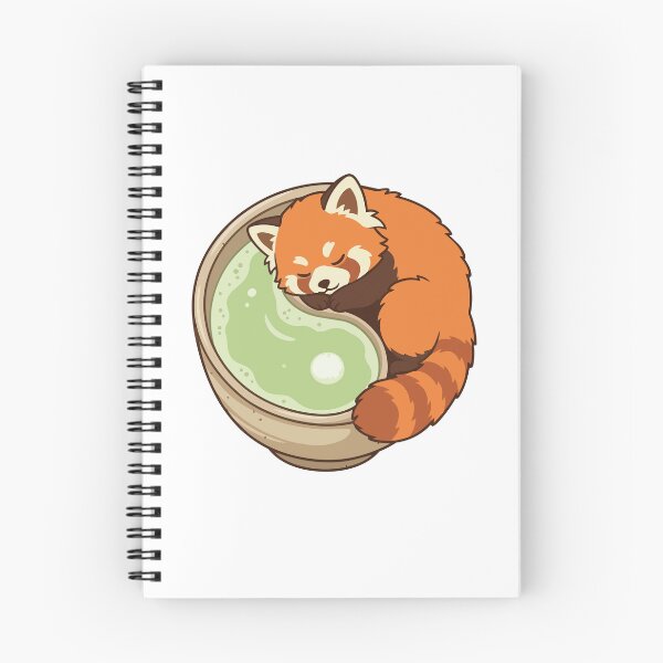 Item preview, Zen Red Panda Japanese Matcha Tea Bowl designed and sold by Arc2020.