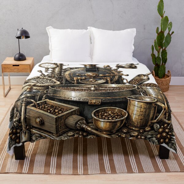 Item preview, T-Shirt - Sticker - Steam & Beans: Vintage Coffee Craft designed and sold by ForeverPrintsOK.
