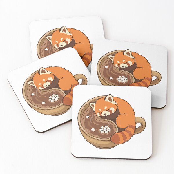 Item preview, Sweet Red Panda Hot Chocolate Marshmallow Mug designed and sold by Arc2020.