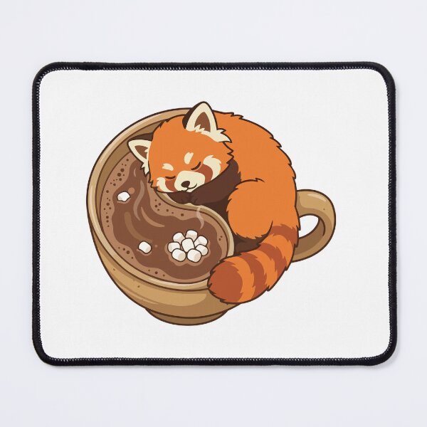 Item preview, Sweet Red Panda Hot Chocolate Marshmallow Mug designed and sold by Arc2020.