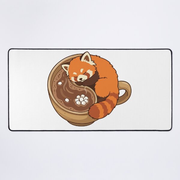 Item preview, Sweet Red Panda Hot Chocolate Marshmallow Mug designed and sold by Arc2020.