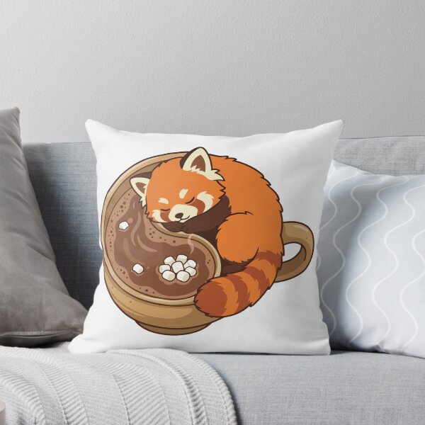 Item preview, Sweet Red Panda Hot Chocolate Marshmallow Mug designed and sold by Arc2020.