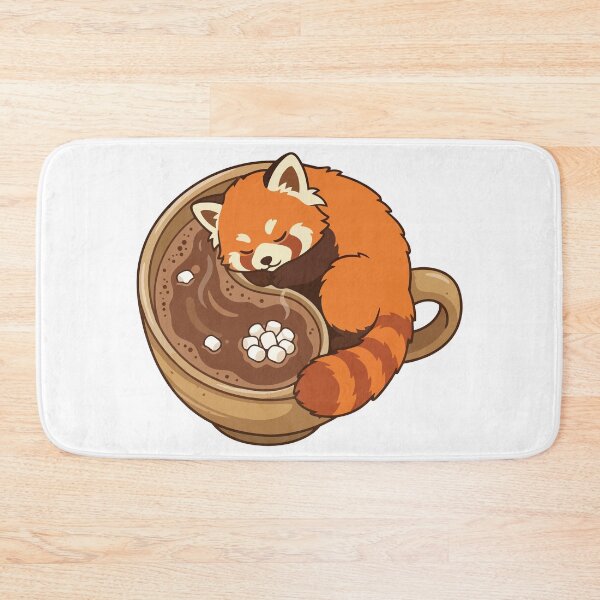 Item preview, Sweet Red Panda Hot Chocolate Marshmallow Mug designed and sold by Arc2020.