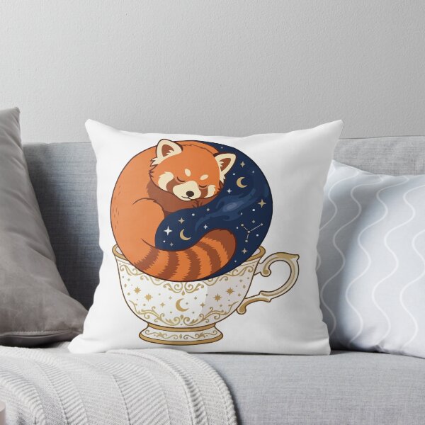 Item preview, Celestial Red Panda Starry Night Teacup designed and sold by Arc2020.