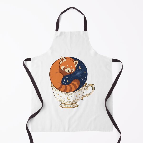 Item preview, Celestial Red Panda Starry Night Teacup designed and sold by Arc2020.
