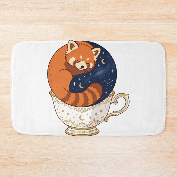Item preview, Celestial Red Panda Starry Night Teacup designed and sold by Arc2020.