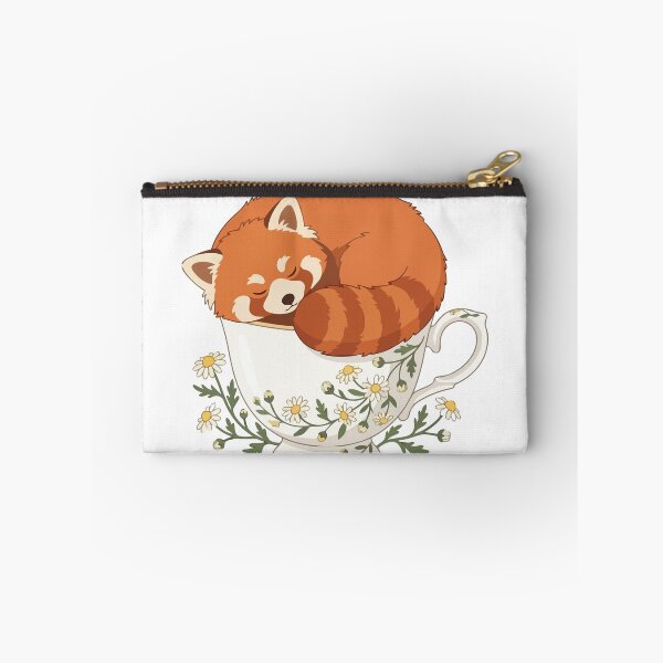 Item preview, Botanical Red Panda Chamomile Floral Teacup designed and sold by Arc2020.