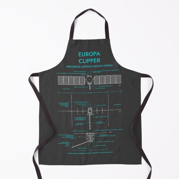 Item preview, Europa Clipper Mission (Grey and Turquoise Blueprint) designed and sold by BGALAXY.
