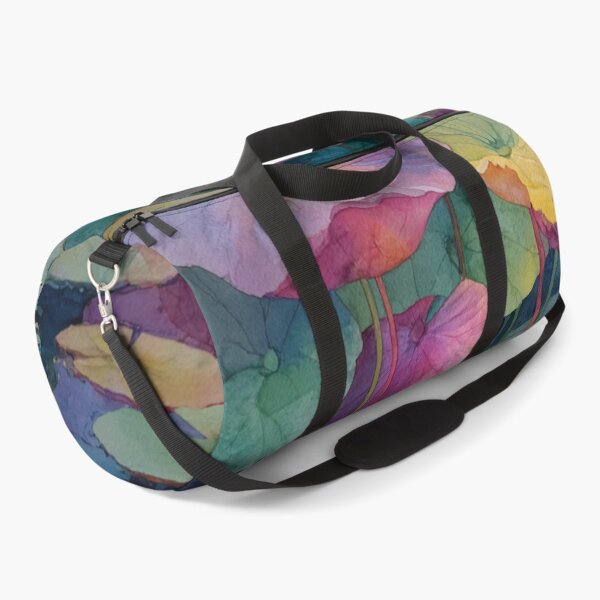 Item preview, A Mandarin Duck gliding across a lily pond, Birds in Motion designed and sold by CDC40.