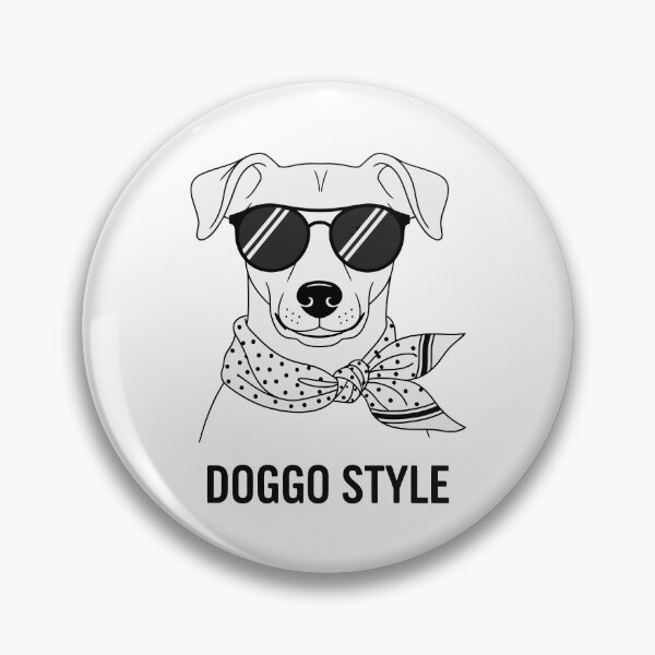 Item preview, Cool Dog Wearing Sunglasses And Bandana Doggo Style designed and sold by Amir Faysal.