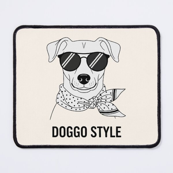 Item preview, Cool Dog Wearing Sunglasses And Bandana Doggo Style designed and sold by Amir Faysal.