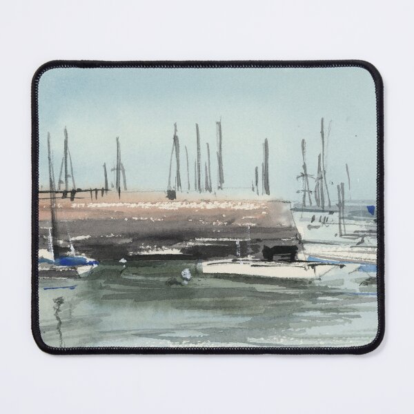 Item preview, Serene Harbor Scene with Boats designed and sold by CanotStop.