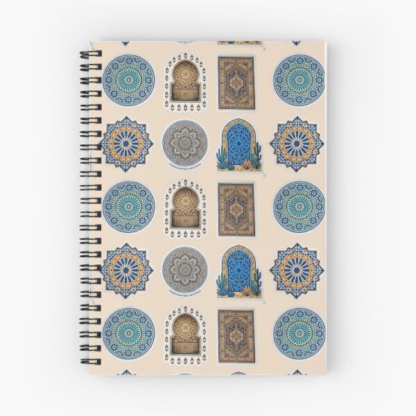 Item preview, Moroccan Mosaic Sticker Sheet - Boho Oriental Rug & Zellige Art Decals designed and sold by MorcVibe.