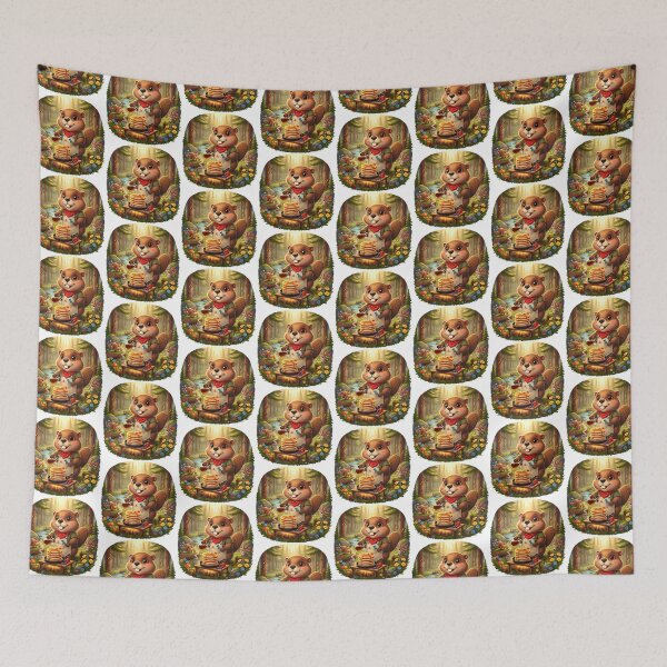 Item preview, Happy Beaver Adventures – Beaver Pancake Breakfast designed and sold by Clothes With Smiling Animals Walt Gral.
