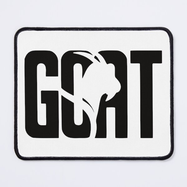 Item preview, GOAT Silhouette Typographic Outline Art designed and sold by Creativenetic.