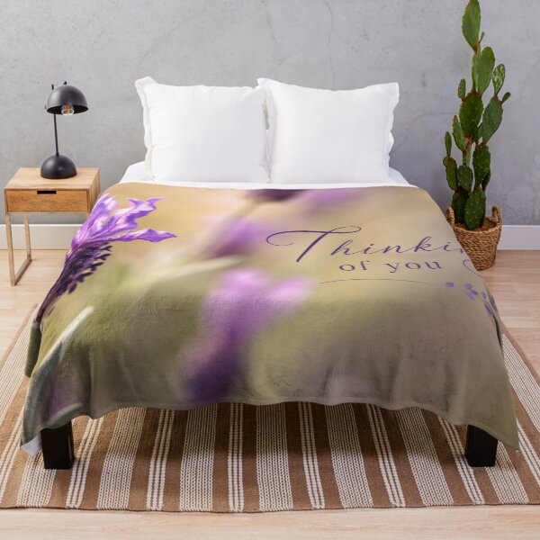 Item preview, Thinking of You – Lavender Serenity Greeting Card designed and sold by Kimberly Palmer.