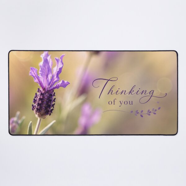 Item preview, Thinking of You – Lavender Serenity Greeting Card designed and sold by Kimberly Palmer.