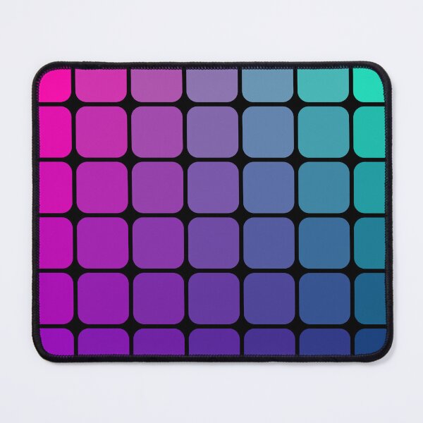Item preview, Minimalist Color Grid Gradient Matrix Art designed and sold by drTerrens.