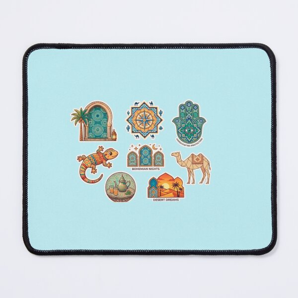 Item preview, Moroccan Vibes Aesthetic Culture Sticker Pack designed and sold by MorcVibe.