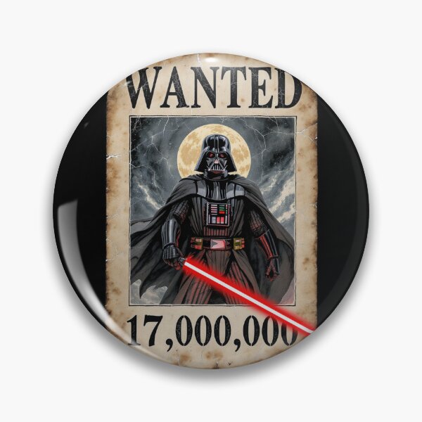 Item preview, 80s Cartoon Villains Gallery: Old West Wanted Poster Darth designed and sold by Rex Vox.