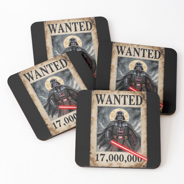 Item preview, 80s Cartoon Villains Gallery: Old West Wanted Poster Darth designed and sold by Rex Vox.
