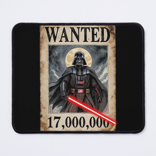 Item preview, 80s Cartoon Villains Gallery: Old West Wanted Poster Darth designed and sold by Rex Vox.