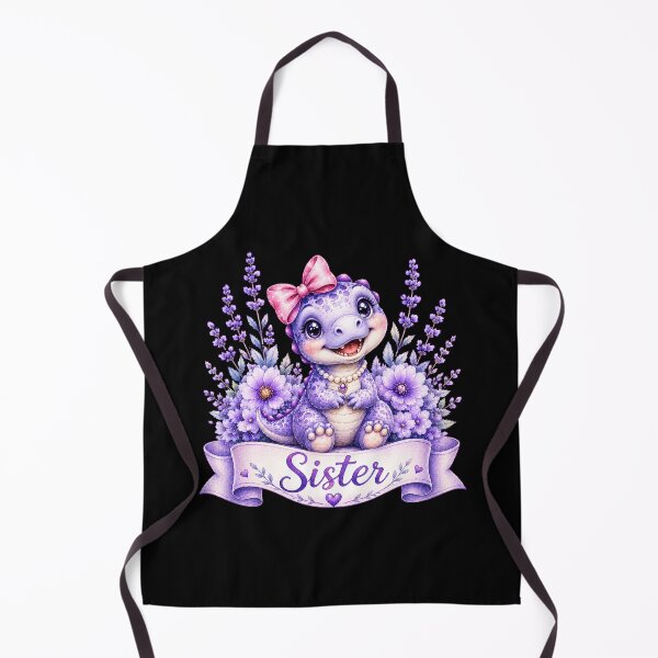 Item preview, Cute Purple Dinosaur Sister Shirt, Watercolor Kawaii Dino, Lavender Family Gift Classic T-Shirt designed and sold by podlook.