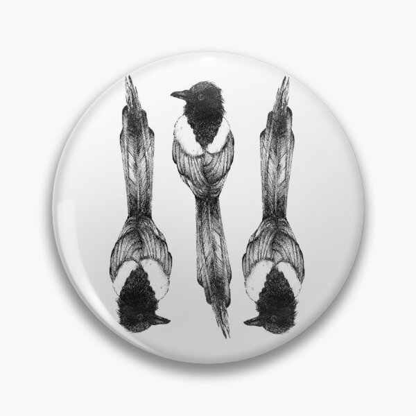 Item preview, Three Magpies Illustration designed and sold by Magpie Prints.