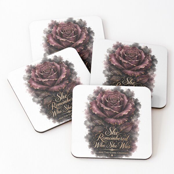 Item preview, Dark Feminine Quote — She Remembered Who She Was | Gift for Her designed and sold by DreamelleStudio.