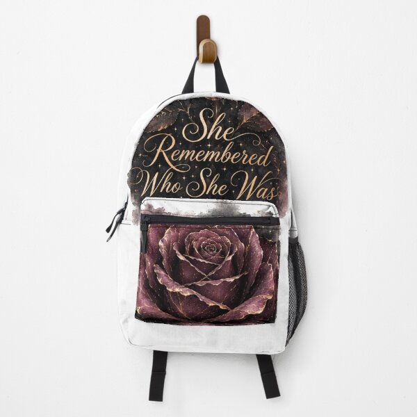 Item preview, Dark Feminine Quote — She Remembered Who She Was | Gift for Her designed and sold by DreamelleStudio.