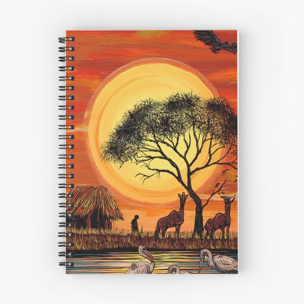Item preview, African Sunset Serenity - Antelopes by the Water designed and sold by Outlet Raloel.
