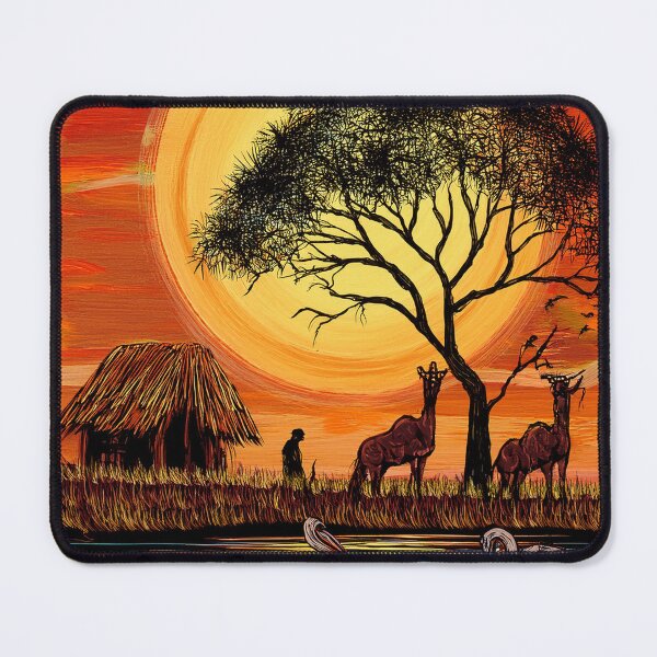 Item preview, African Sunset Serenity - Antelopes by the Water designed and sold by Outlet Raloel.