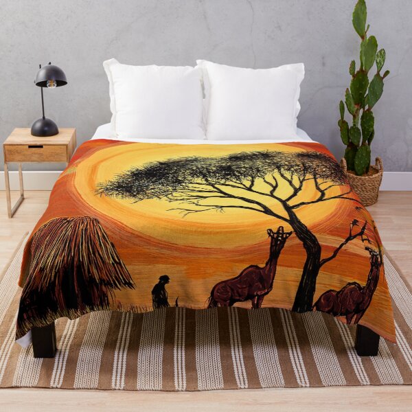 Item preview, African Sunset Serenity - Antelopes by the Water designed and sold by Outlet Raloel.
