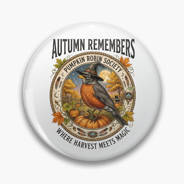 Item preview, Pumpkin Robin Society designed and sold by Roy & Tiffany.