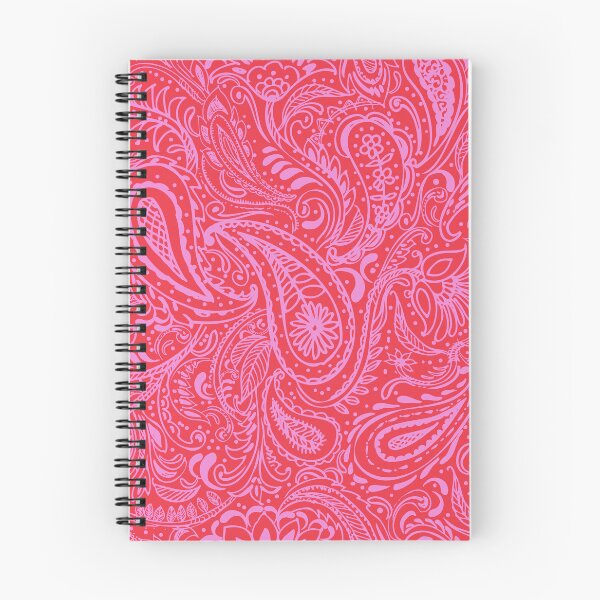 Item preview, Paisley pattern in pink and red designed and sold by bokasin.
