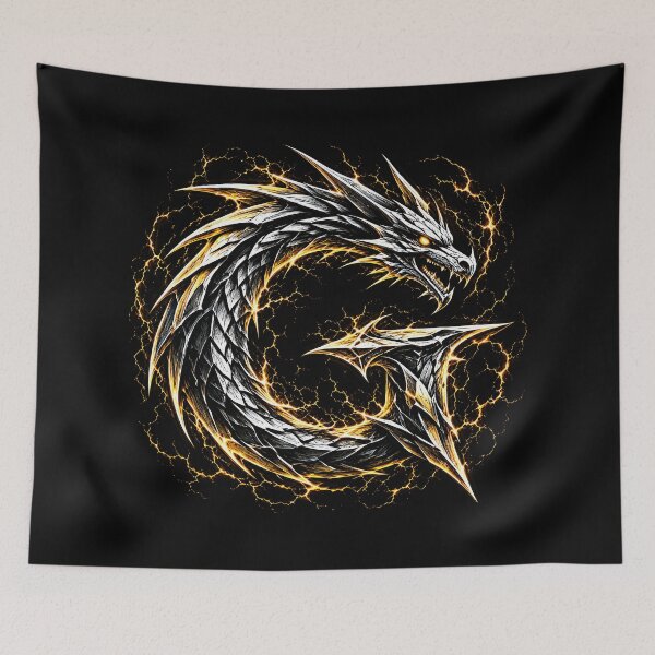 Item preview, Aurefang Dragonsteel Letter G designed and sold by BlissBlvdShop.