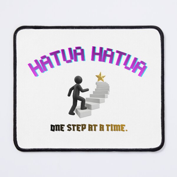 Item preview, HATUA HATUA-ONE STEP AT A TIME MOTIVATIONAL DESIGN designed and sold by MissLotusStudio.
