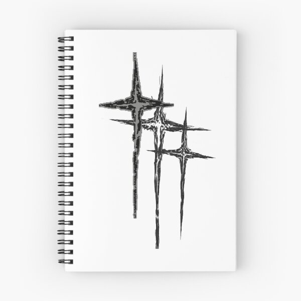 Item preview, Y2K Cyber Sigilism Star Crosses - Grunge Gothic Streetwear designed and sold by Kromatik.